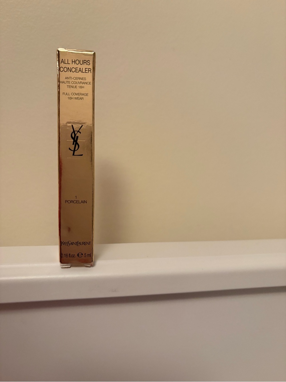 Yves Saint Laurent All Hours Concealer - Gold Packaging, Porcelain Shade
